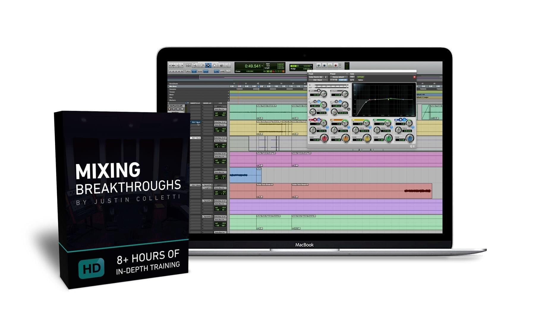 Mixing Breakthroughs product box and screenshot